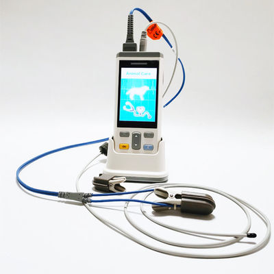 CE ISO Máy đo oxy xung SPO2 cầm tay 3,5 inch TFT Thiết bị y tế thú y