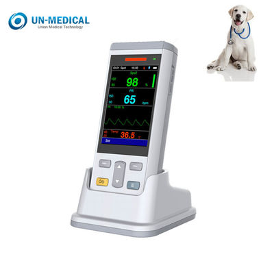 CE ISO Máy đo oxy xung SPO2 cầm tay 3,5 inch TFT Thiết bị y tế thú y