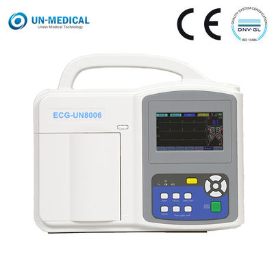 Màn hình cảm ứng CE ISO Máy điện tâm đồ kỹ thuật số 6 kênh Máy điện tâm đồ y tế